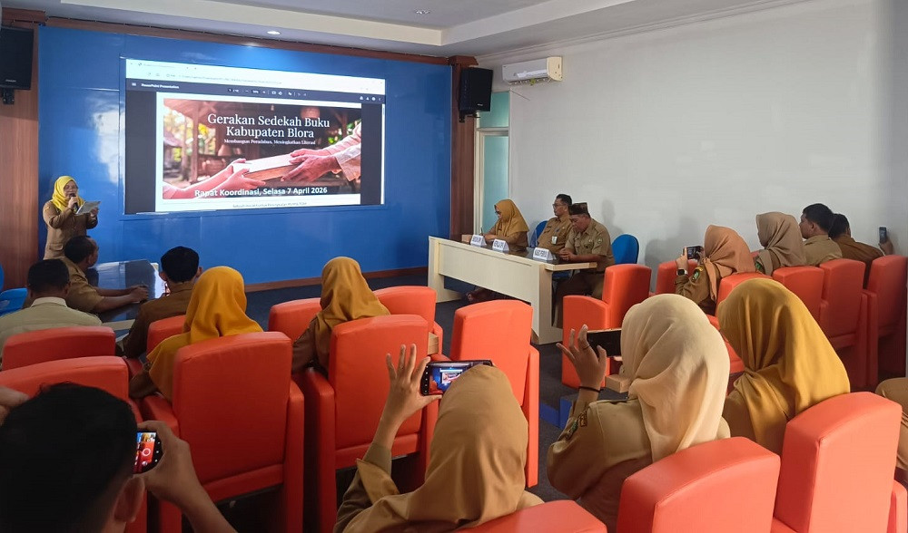Tingkatkan Literasi, DPK Blora Gelar Rakor Gerakan Sedekah Buku