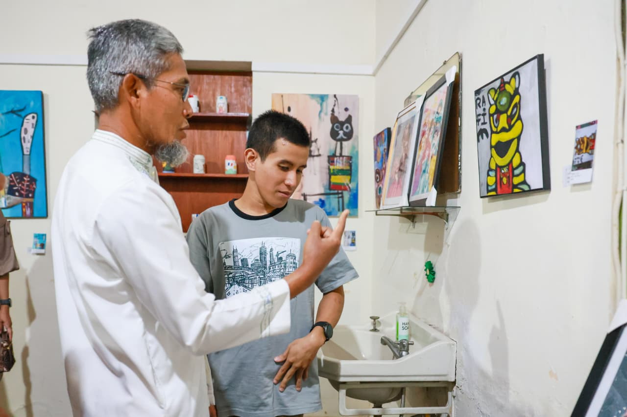 Hadiri Pameran Lukisan Difabel, Sekda Jateng: Difabel Bukan untuk Dikasihani, Tetapi Difasilitasi