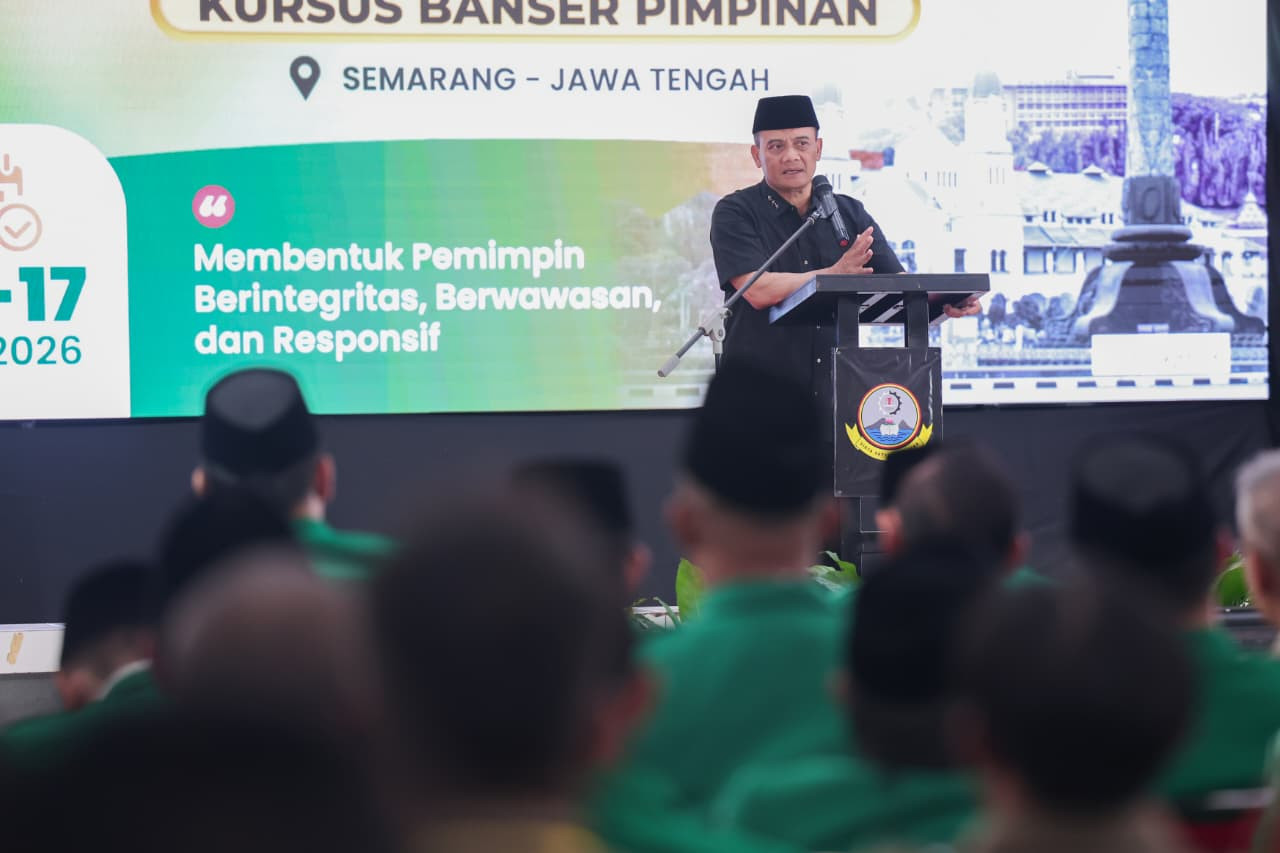 Pesan Gubernur Luthfi kepada Kader Banser saat Susbanpim
