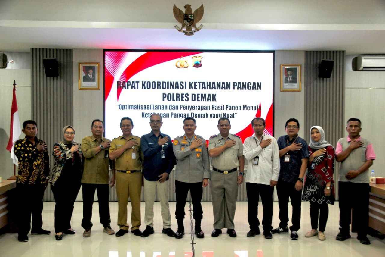 Ketahanan Pangan Jadi Kunci Stabilitas Kamtibmas di Demak
