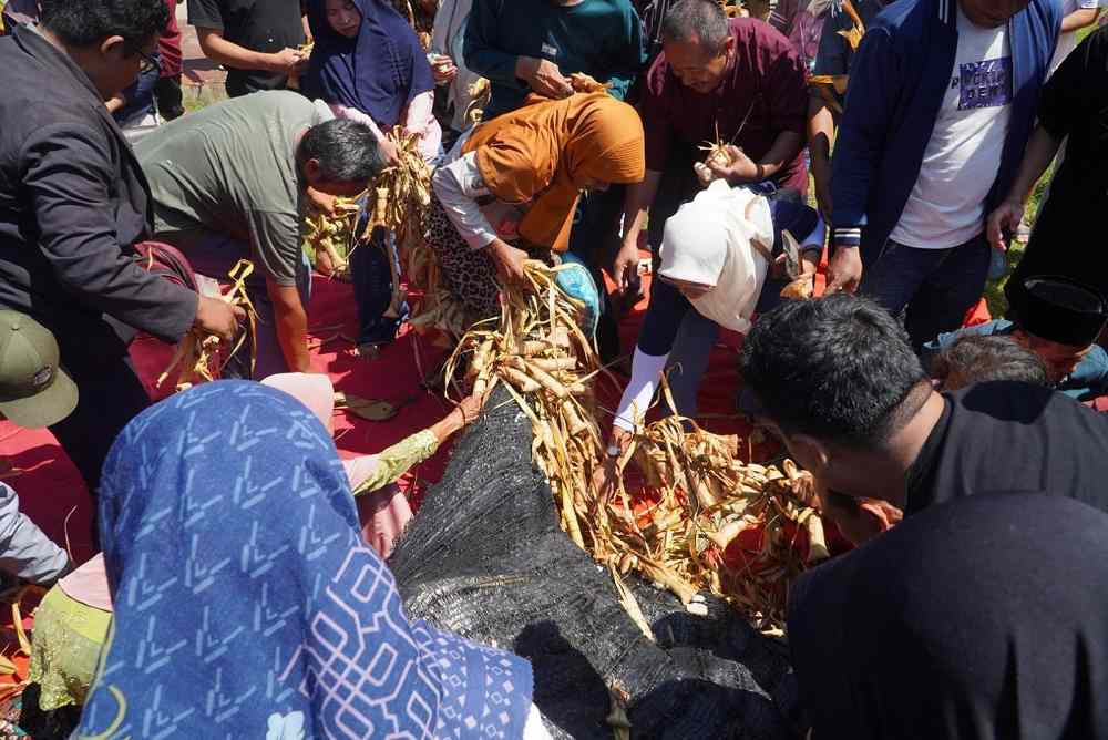 Puncak Pesta Lomban 2026, Ribuan Kupat Lepet Ludes Diserbu Warga