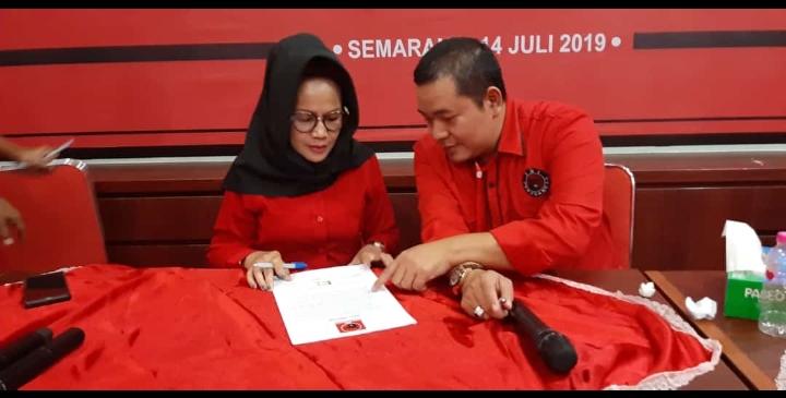 Istri Bupati Masuk Kepengurusan DPC PDI P Kudus