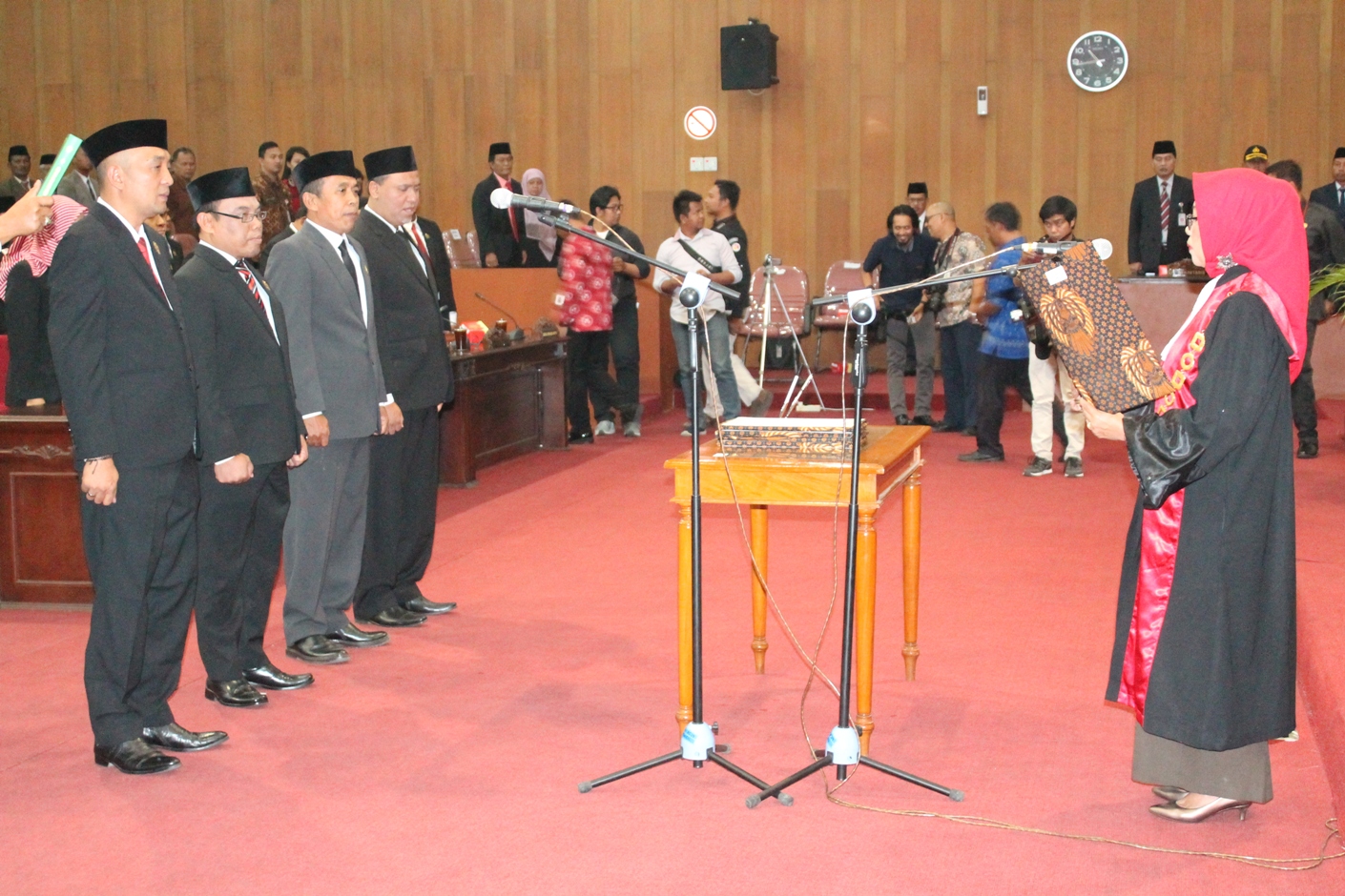 Empat Pimpinan DPRD Kabupaten Semarang Ucapkan Sumpah Janji