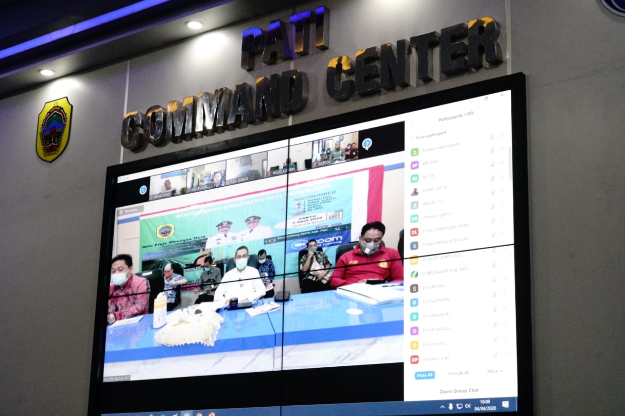Karena Covid-19, Musrenbang Pati Digelar Online lewat Video Conference