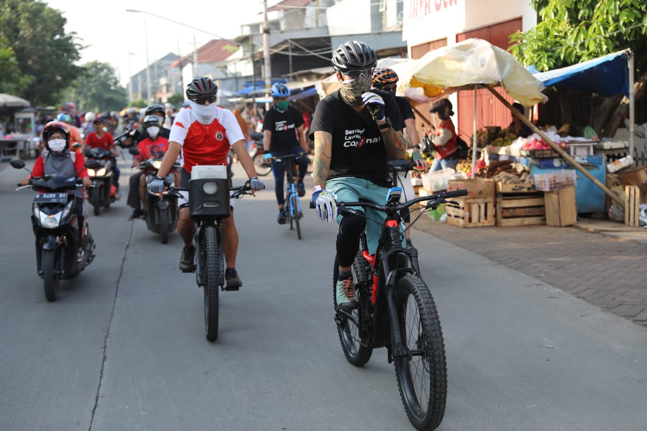 Gowes Keliling Semarang Ditengah Pandemi Coronavirus, apa yang Dilakukan Ganjar?