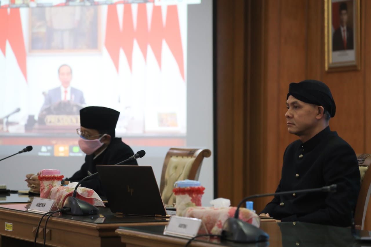 Jokowi Bicara Soal Recovery Pasca Covid, Ganjar: Jateng Fokus UKM dan Pariwisata