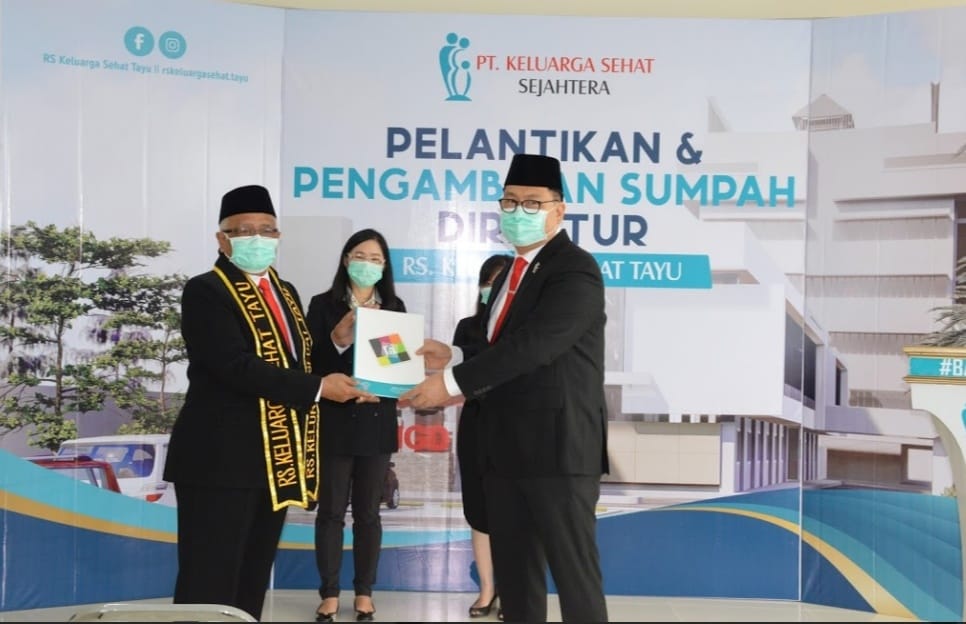 Dirut PT KSS Lantik dr. Irawan Sebagai Direktur RS Keluarga Sehat Tayu