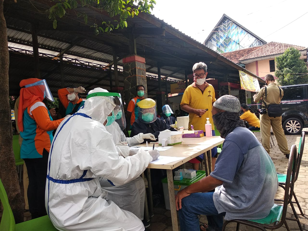 139 Orang Dirapid Test di Pasar Puri, Dua Orang Reaktif