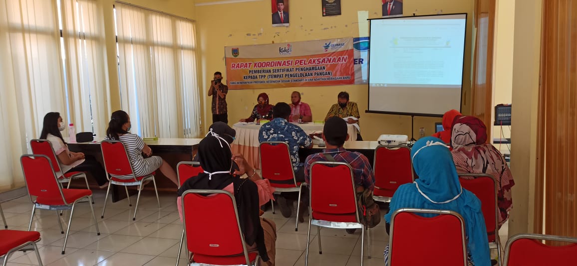 Gelar Rakor Pemberian Sertifikat Penghargaan Restoran dengan Protokol Kesehatan di Era New Normal