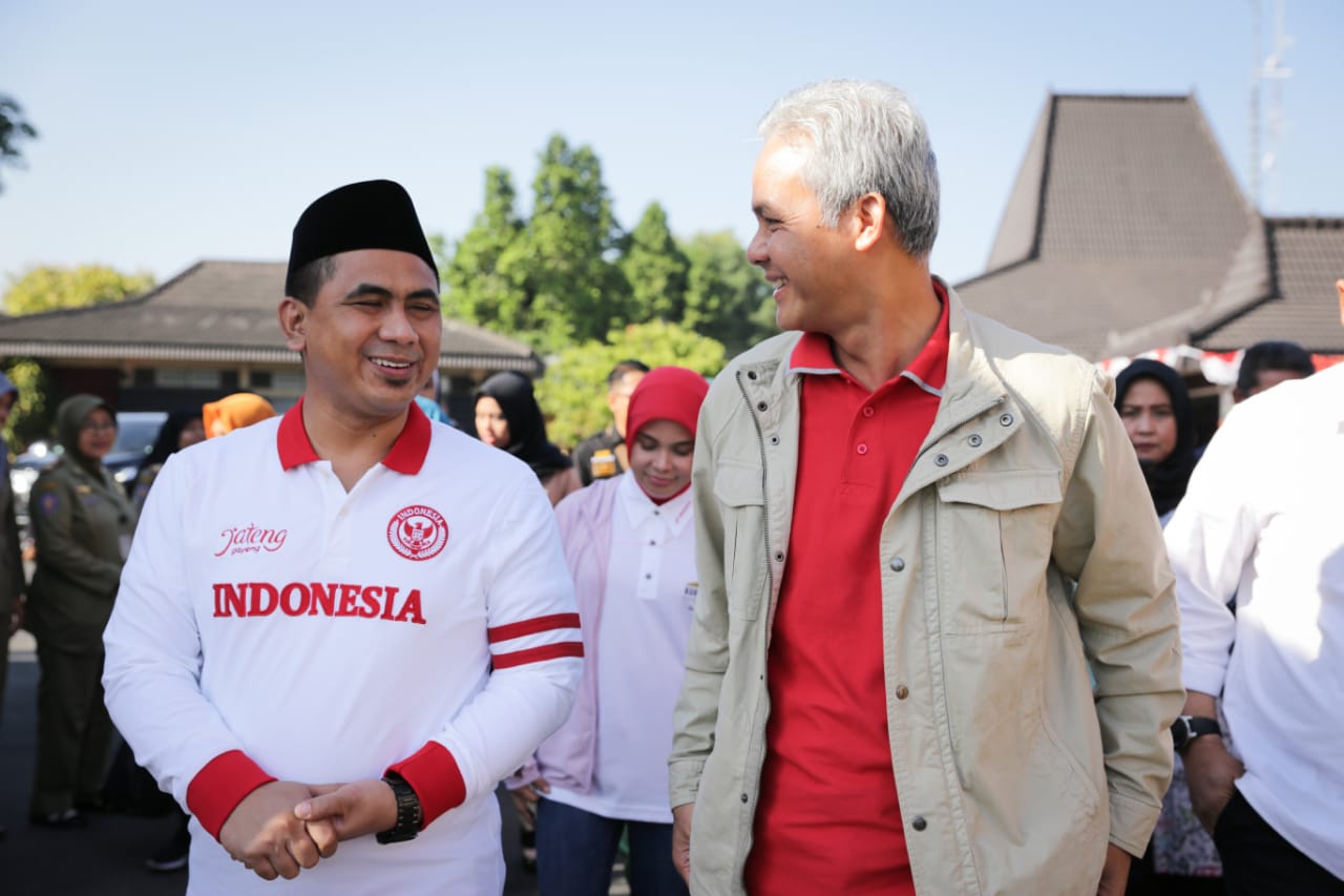 Tak Hanya Rumah Tangga, Gubernur Jateng dan Wakilnya ini juga Harmonis