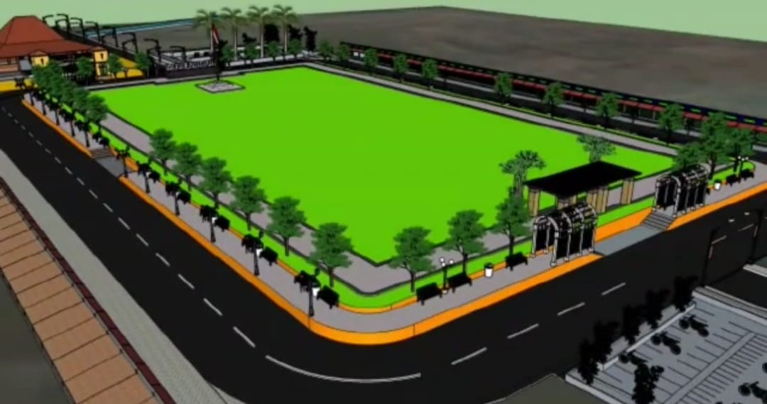 Desa Baleadi Gagas Alun-Alun Desa