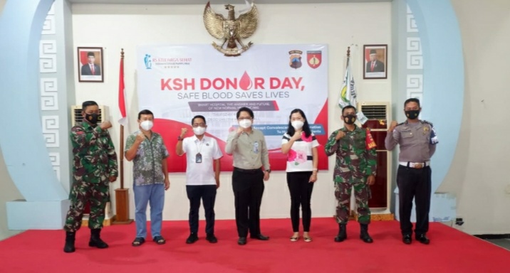 Aksi Sosial di Tengah Pandemi, RS KSH Gelar Donor Darah