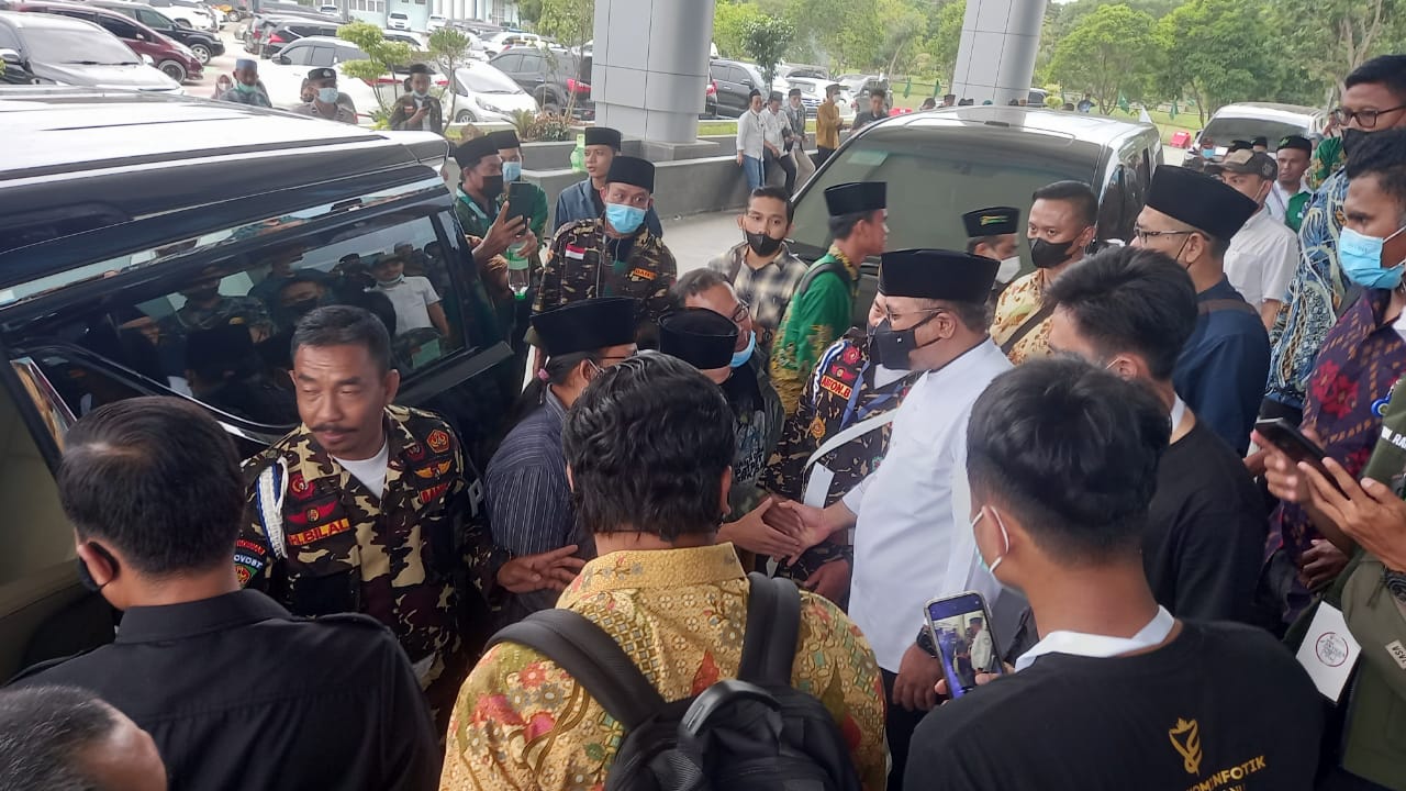 Datang ke Arena Muktamar Ke-34 NU, Gus Yaqut Enggan Berkomentar