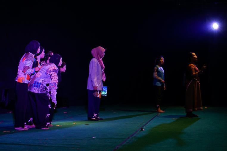 Teater TigakomA UMK Sukses Pentaskan Pertujukan Berjudul “Kocak-kacik”