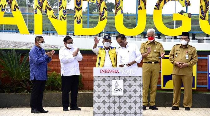 Resmikan Bendungan di Blora, Jokowi: Ketahanan Pangan Kita Semakin Optimal