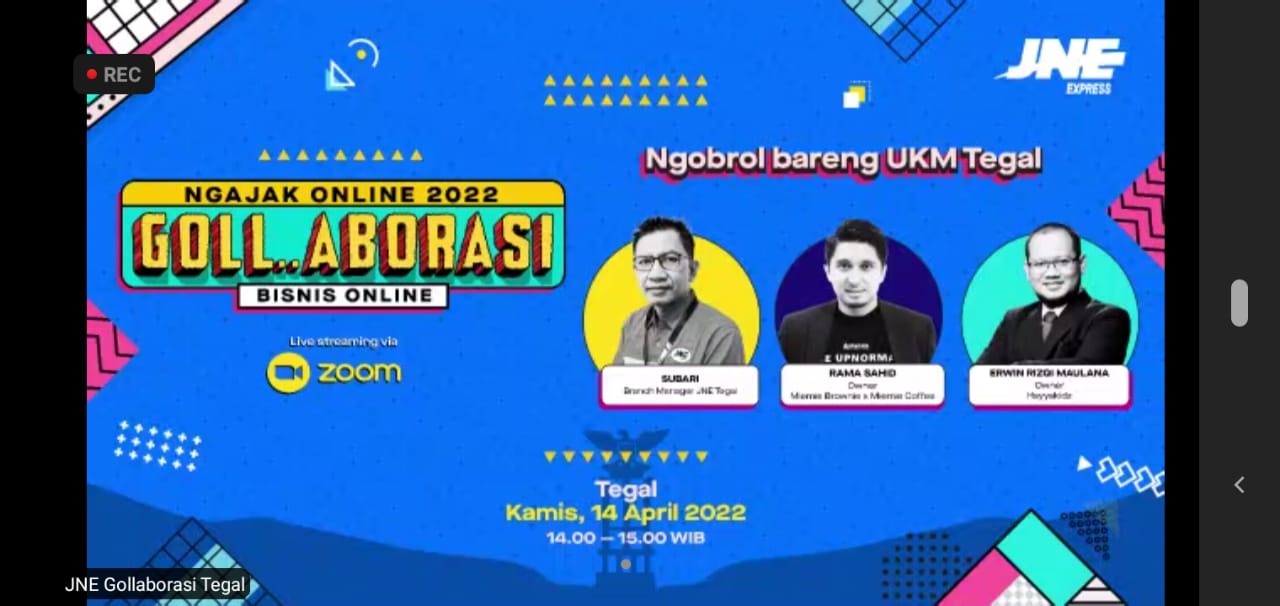 JNE Ajak Masyarakat Kembangkan Usaha melalui Goll.. Aborasi