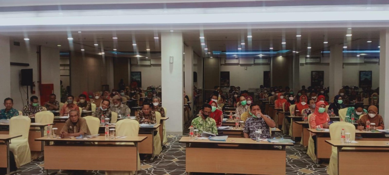 Pelatihan Tata Cara Pelaksanaan Pembukuan, Inventarisasi dan Pelaporan Barang Milik Daerah (PIP BMD), di hotel @Hom Kudus, Rabu (29/6).