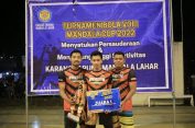 Tim Tuan Rumah JuaraTurnamen Voli Mandala Cup 2022
