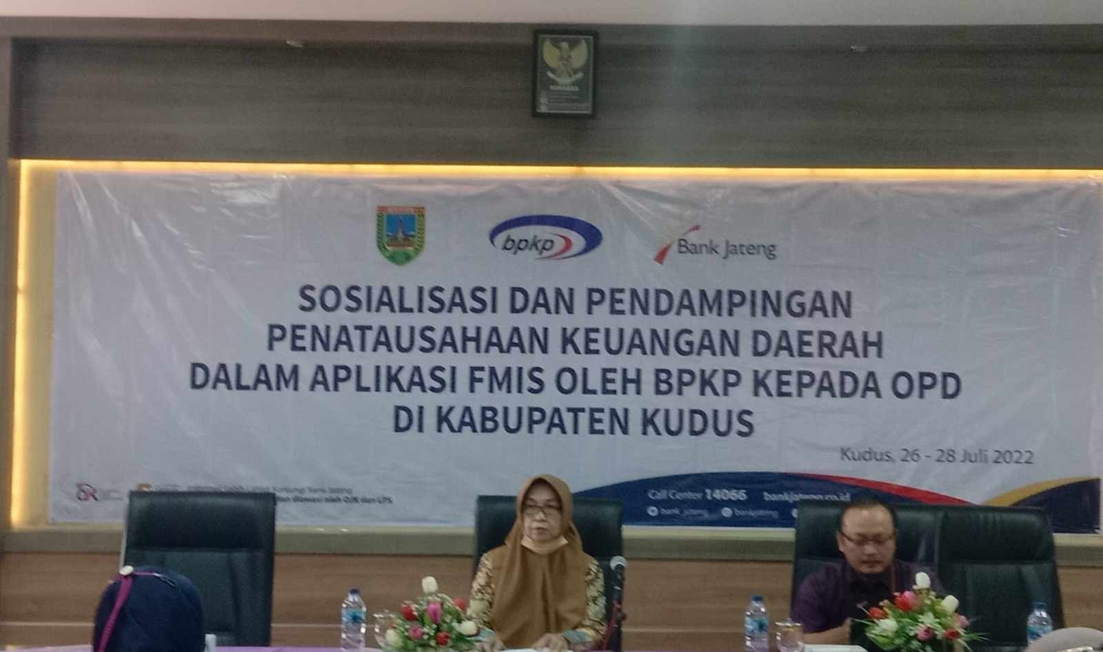 Sosialisasi dan Pendampingan Penatausahaan Keuangan Daerah dalam aplikasi FMIS kepada OPD di Kabupaten Kudus.