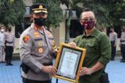 Raih Juara Lomba Polda Jateng, Kapolres Banjarnegara Beri Penghargaan Tiga Pilar Desa Bawang