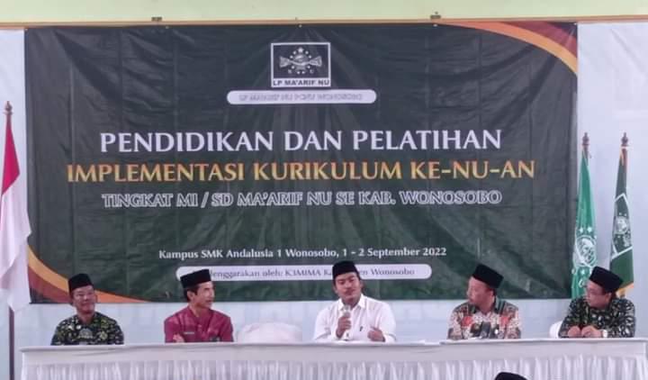 LP Ma’arif NU PCNU Wonosobo Gelar Diklat Kurikulum Ke-NU-an