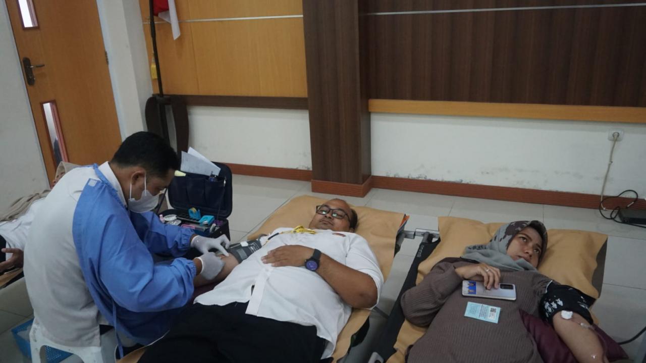 Penuhi Stok Darah, PMI Kota Pekalongan Kolaborasi dengan Kantor BPN
