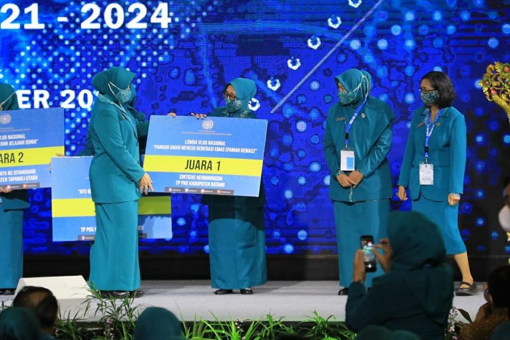 TP PKK Batang Juara 1 Lomba Vlog Tingkat Nasional