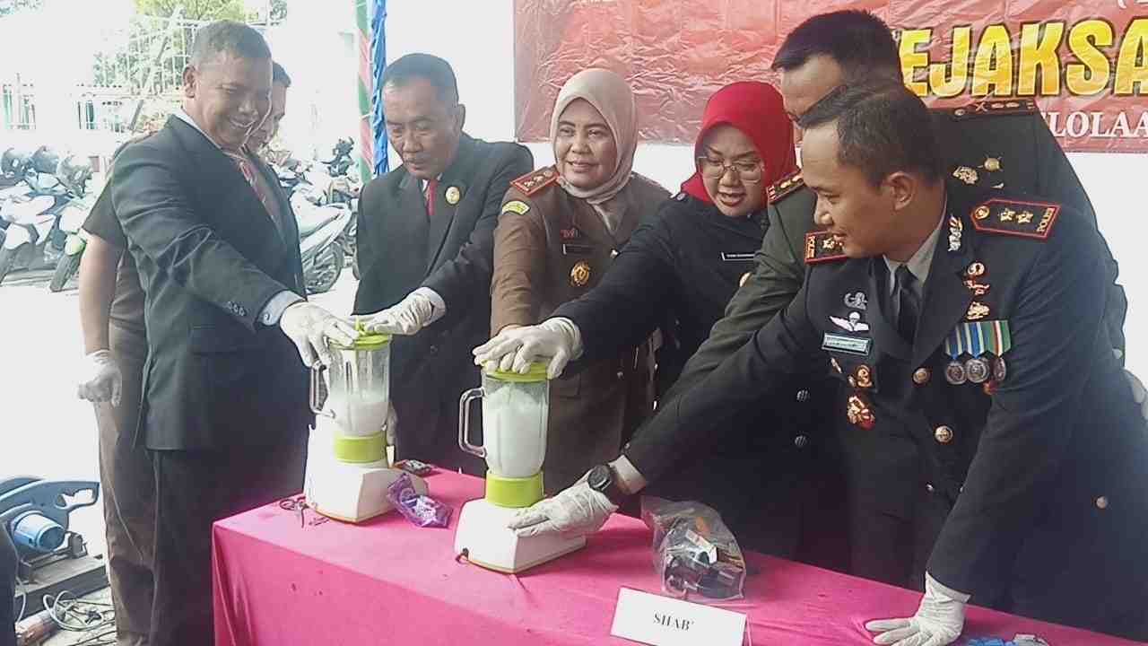 Kejari Sragen Musnahkan 2.058 Juta Butir Obat Terlarang