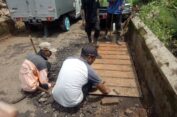 Sehari Berselang Usai Dicek Pj Bupati Jepara, Lobang Jembatan Kalitempur Sinanggul Teratasi