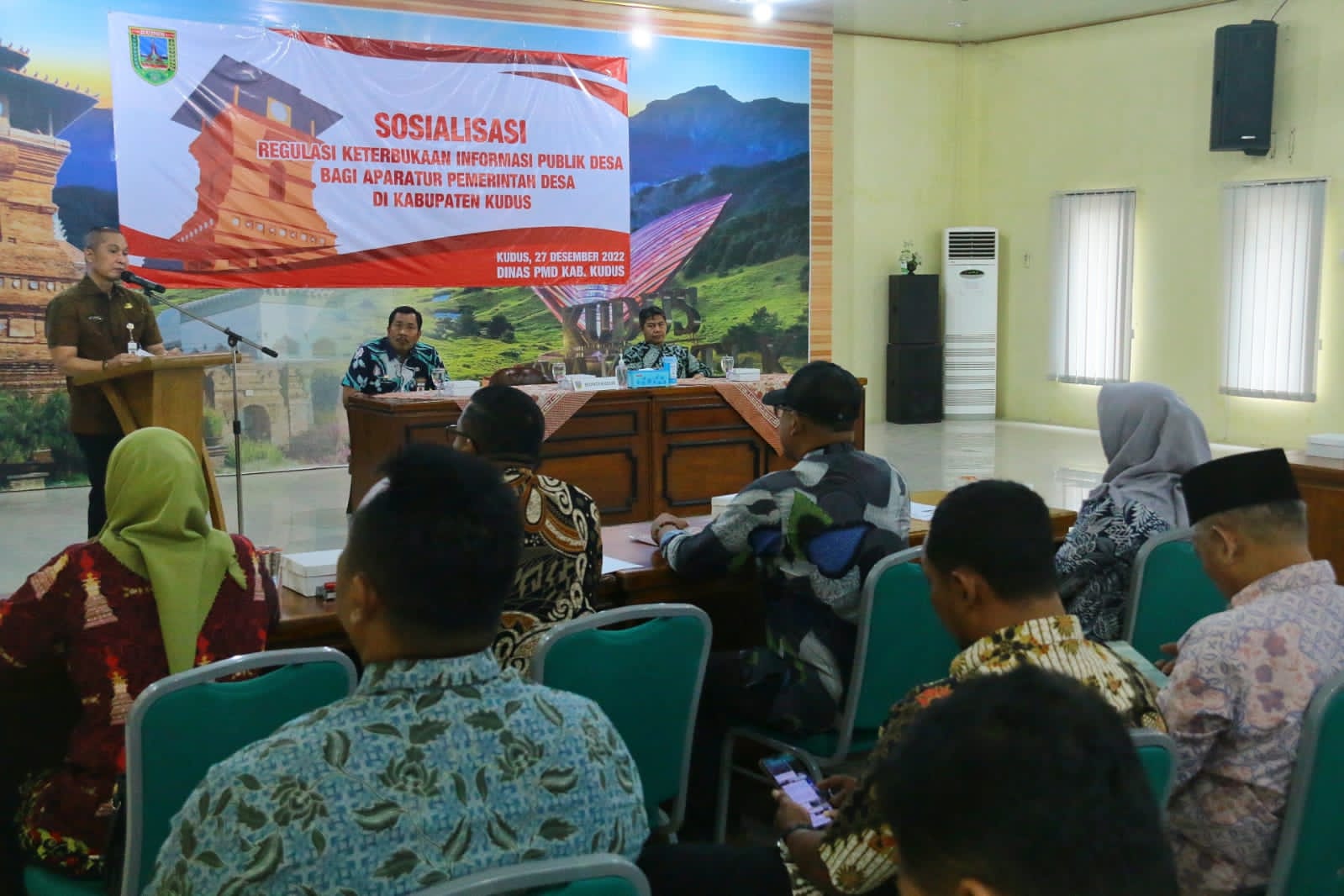 Sosialisasi Keterbukaan Informasi Publik Desa, Hartopo Harap di Kabupaten Kudus Banyak Desa Mandiri