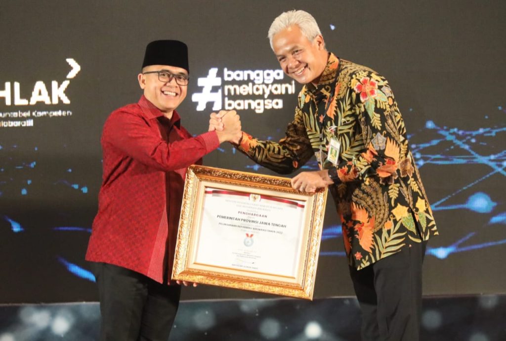 Pemprov Jateng Terima Penghargaan Predikat A Reformasi Birokrasi 5 Kali