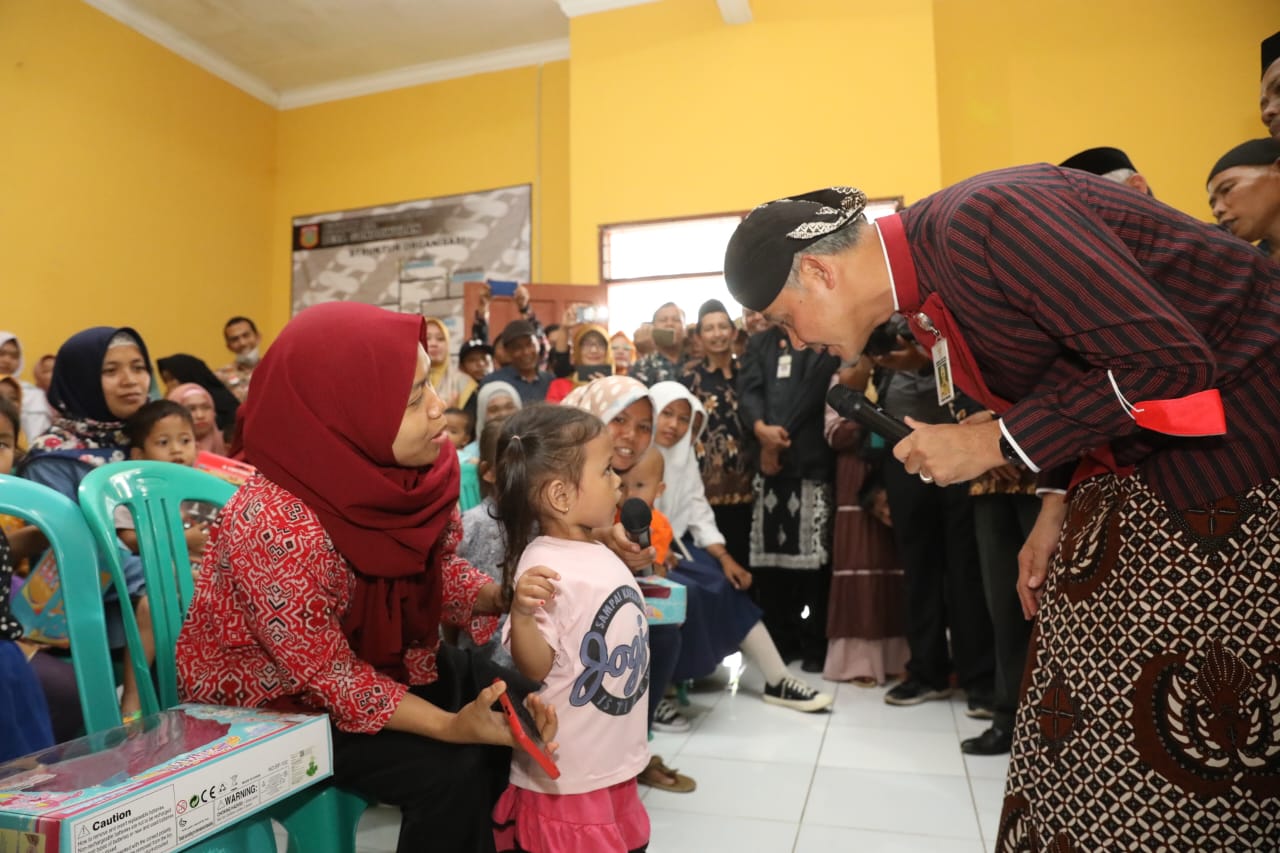 Ganjar Yakin Wonosobo Bisa Atasi Stunting dengan Gotong Royong