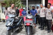 Polres Demak Amankan Pasutri Setelah Curi Motor Petani di Area Persawahan