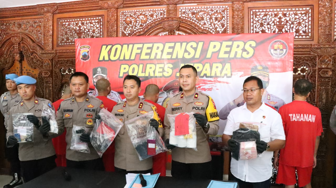 Satresnarkoba Polres Jepara Bekuk 6 Pengedar Narkoba