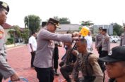 Tradisi Pembaretan Bintara Remaja Polres Jepara