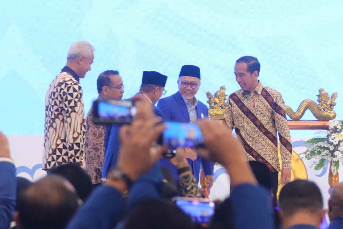 Teriakan Ganjar ‘Presiden’ Menggema di Rakornas PAN