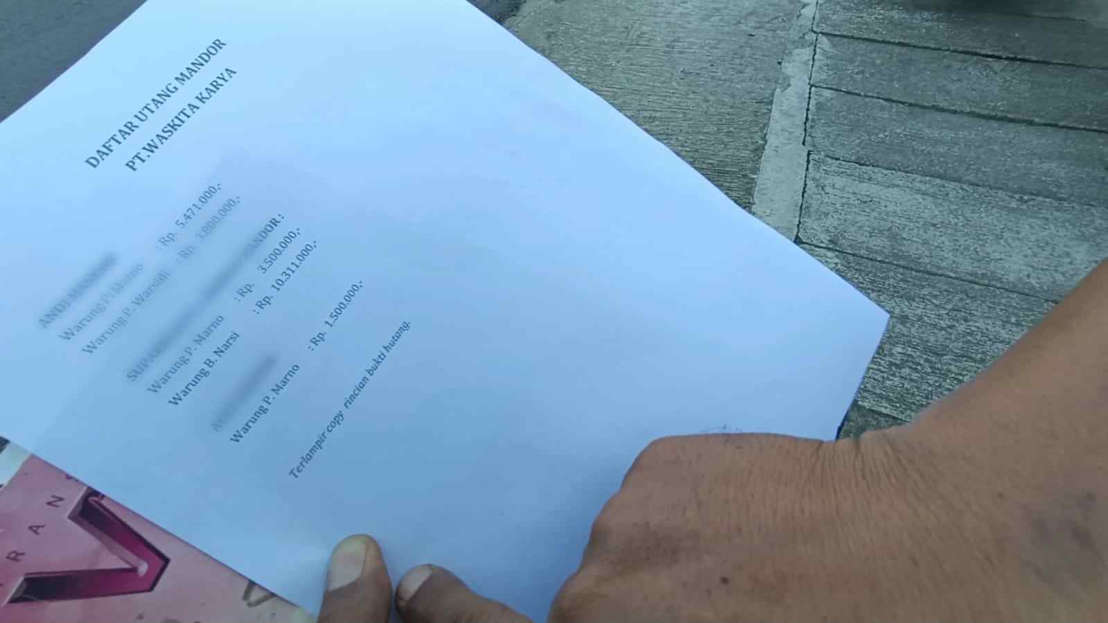 Kasus Utang Piutang, Salah Satu Mandor Proyek Pabrik Penggilingan Padi di Sragen Akhirnya Buka Suara