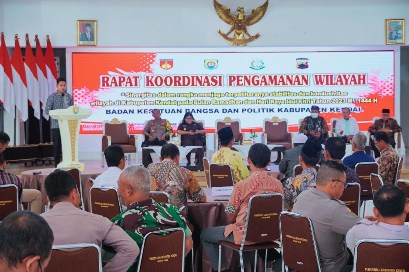 Antisipasi Kejahatan Jelang lebaran, Pemkab Kendal Gelar Rakor Pamwil Ramadan 1444 H
