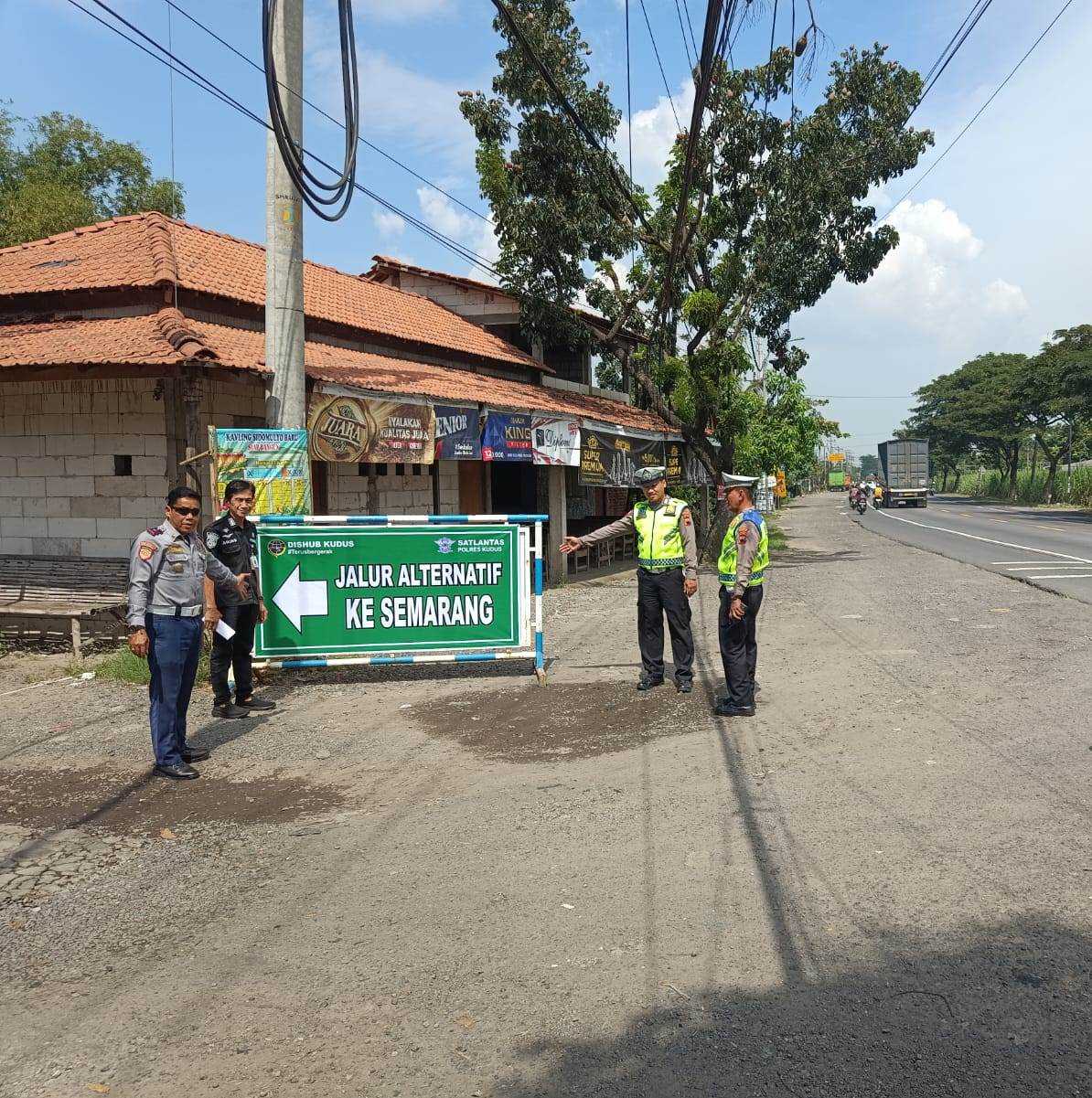 Sambut Arus Mudik, Satlantas dan Dishub Kudus Siapkan Jalur Alternatif