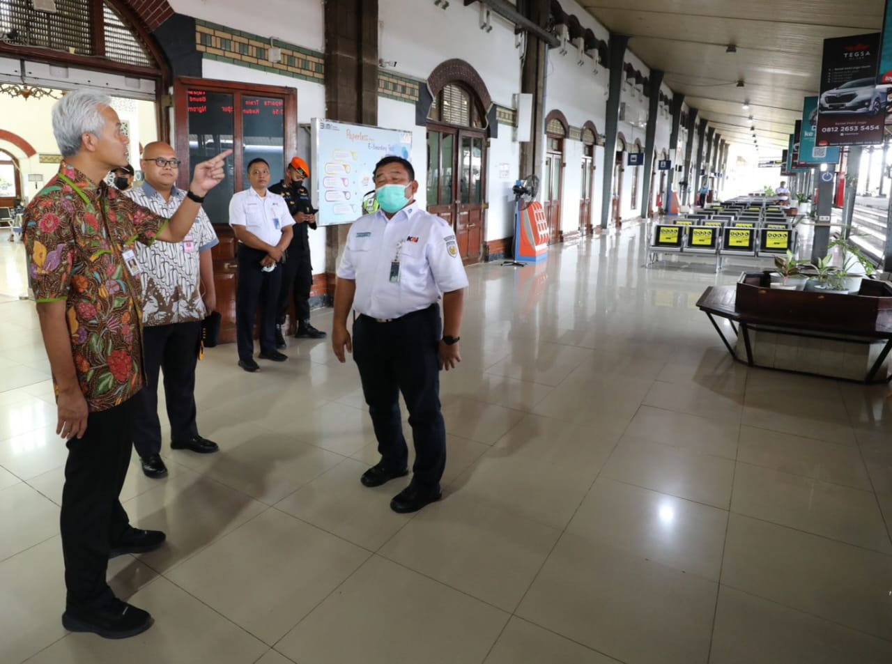 Cek Kesiapan Mudik Lebaran, Ganjar Imbau Pemudik Manfaatkan Transportasi Publik
