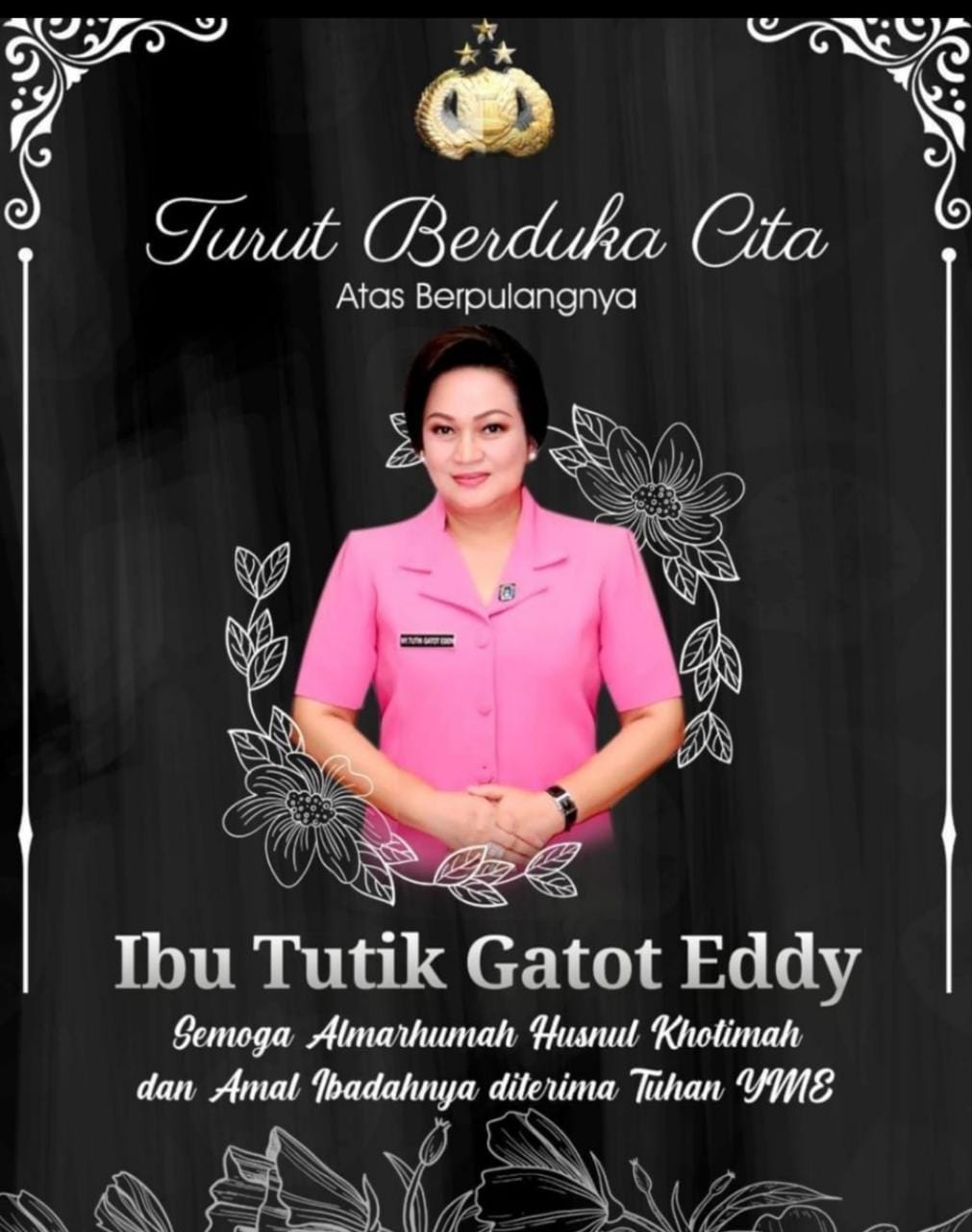 Polri Berduka, Istri Wakapolri Komjen Gatot Eddy Meninggal Dunia di Usia 52 Tahun
