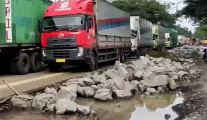 Dishub Pati Berharap Perbaikan Jalan Pantura Rampung Sesuai Target