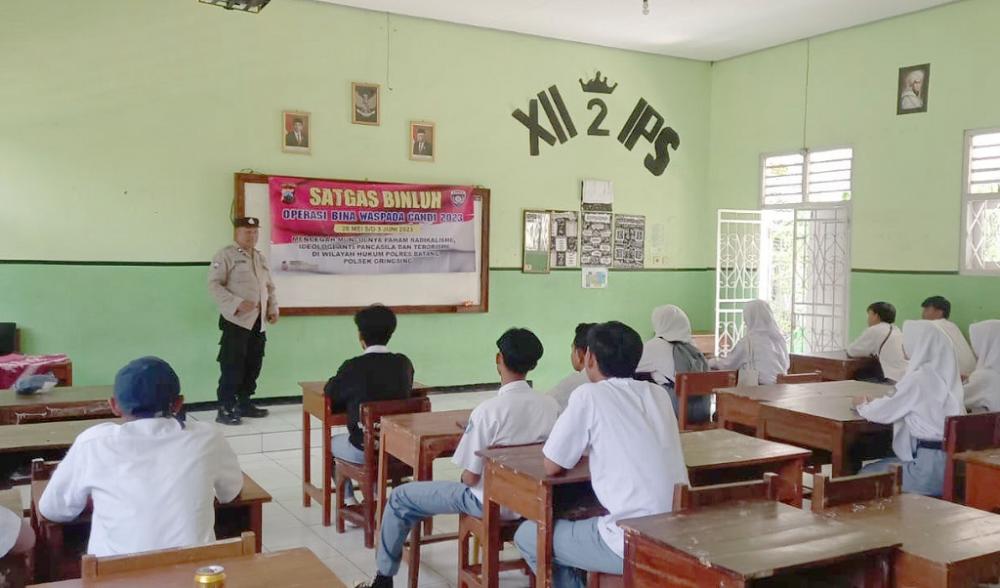 Cegah Radikalisme, Polsek Gringsing Gencarkan OBWC 2023