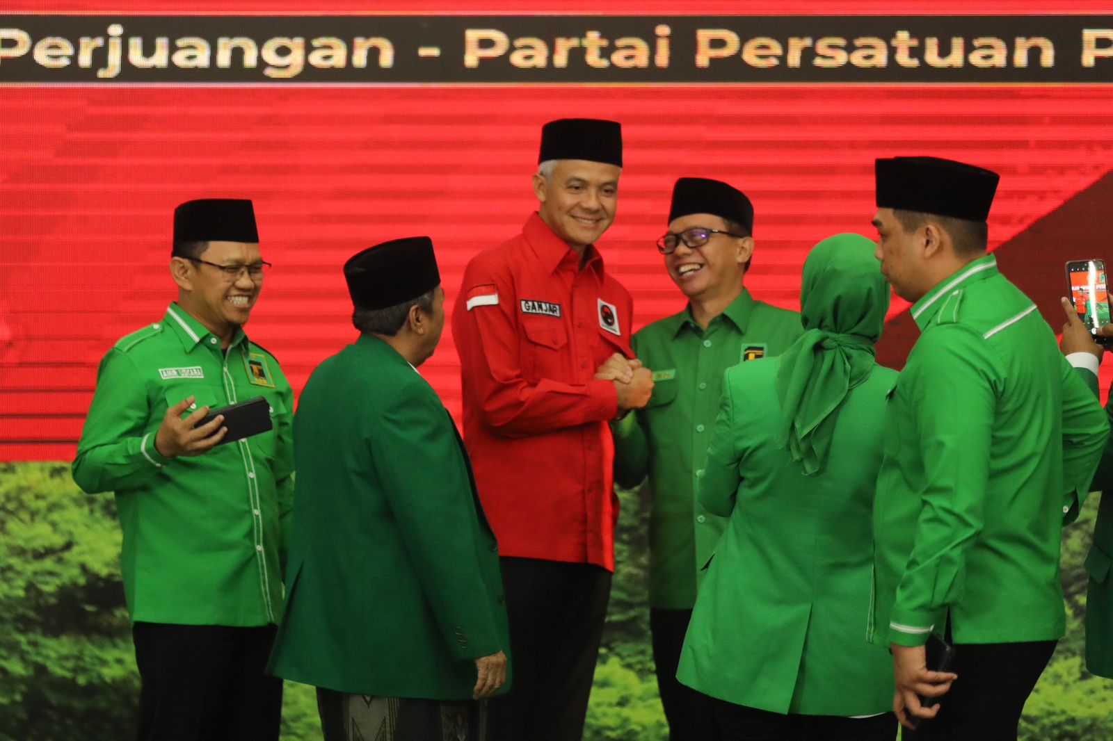 Ganjar Hadir dalam Pertemuan Politik PDIP dan PPP