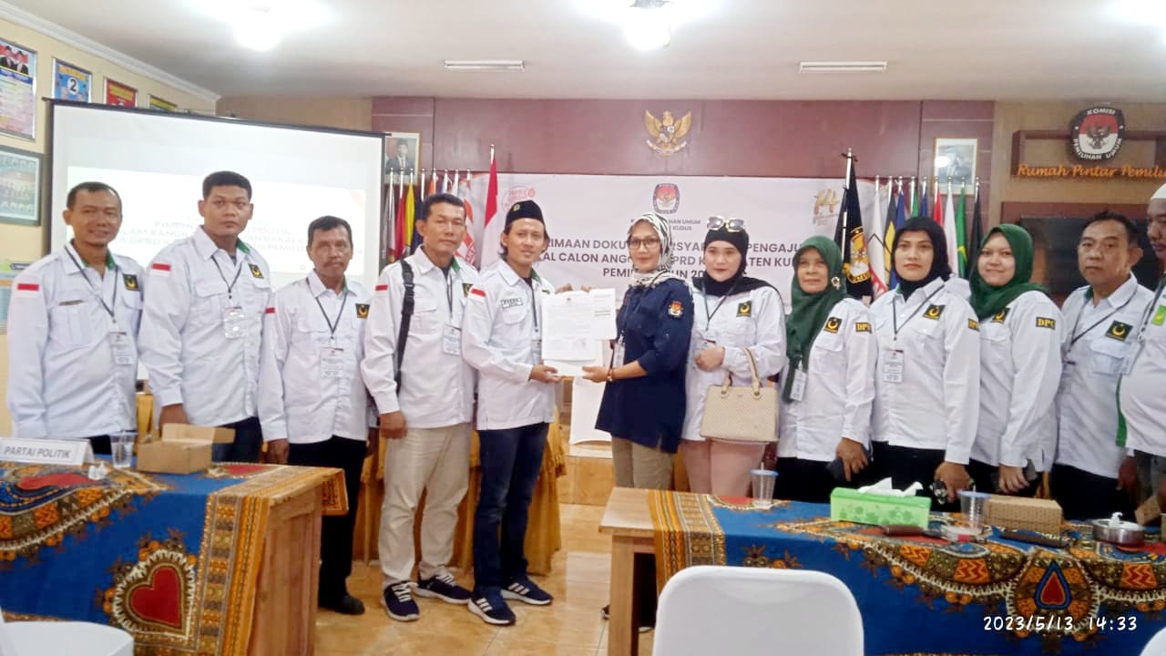 Daftar ke KPU, DPC PBB Kudus Targetkan Empat Kursi DPRD