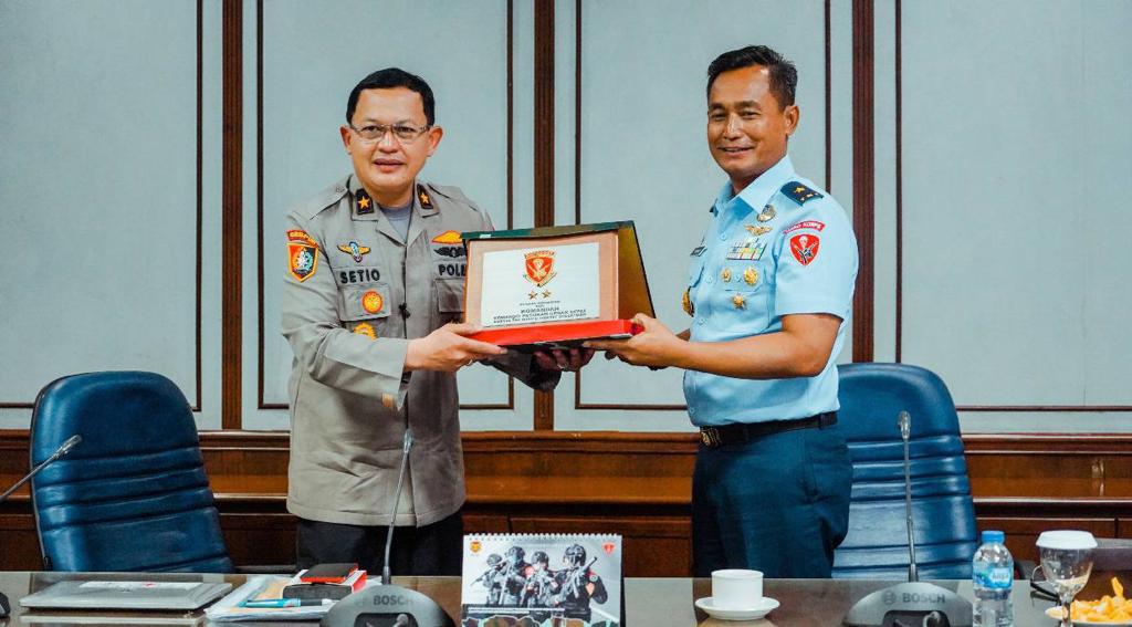 Bahas Manajemen Resiko, Kopasgat Bersinergi dengan Polri