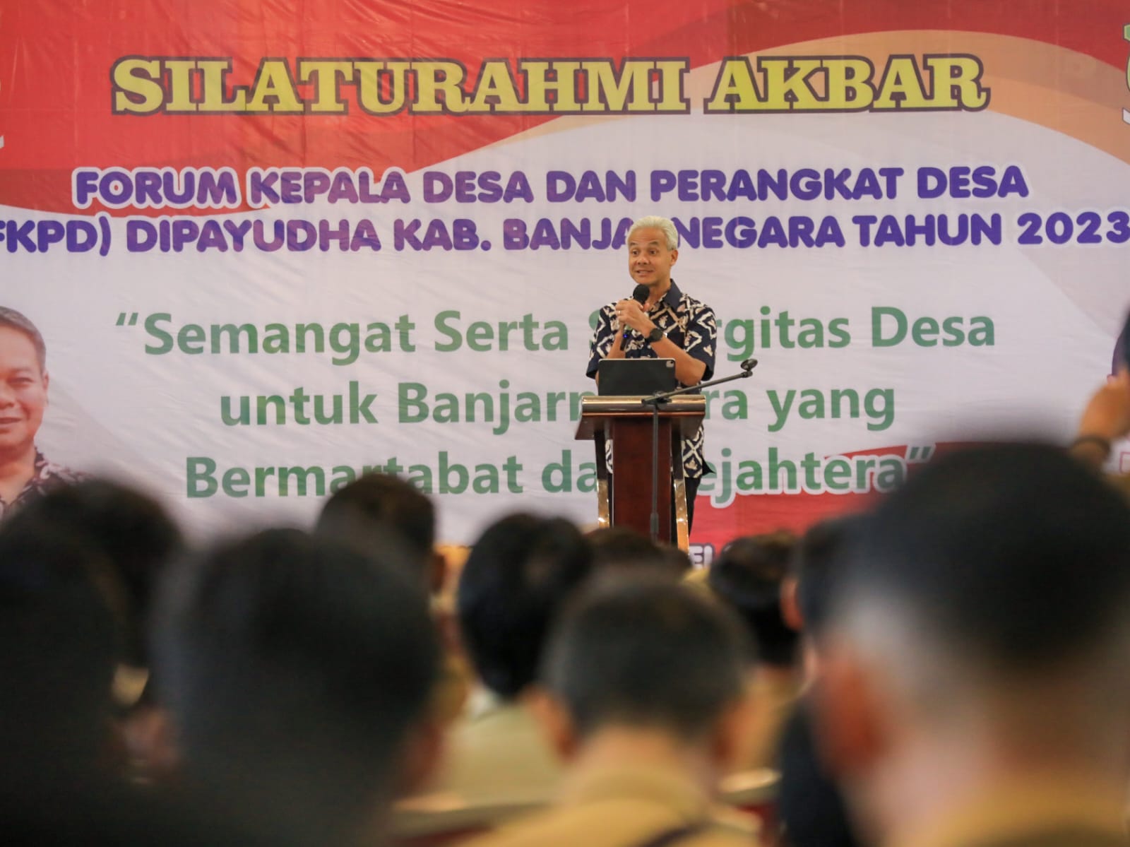 Ingatkan Jangan Korupsi, Ganjar Sebut Kades Berperan Penting pada Tercapainya Target Nasional