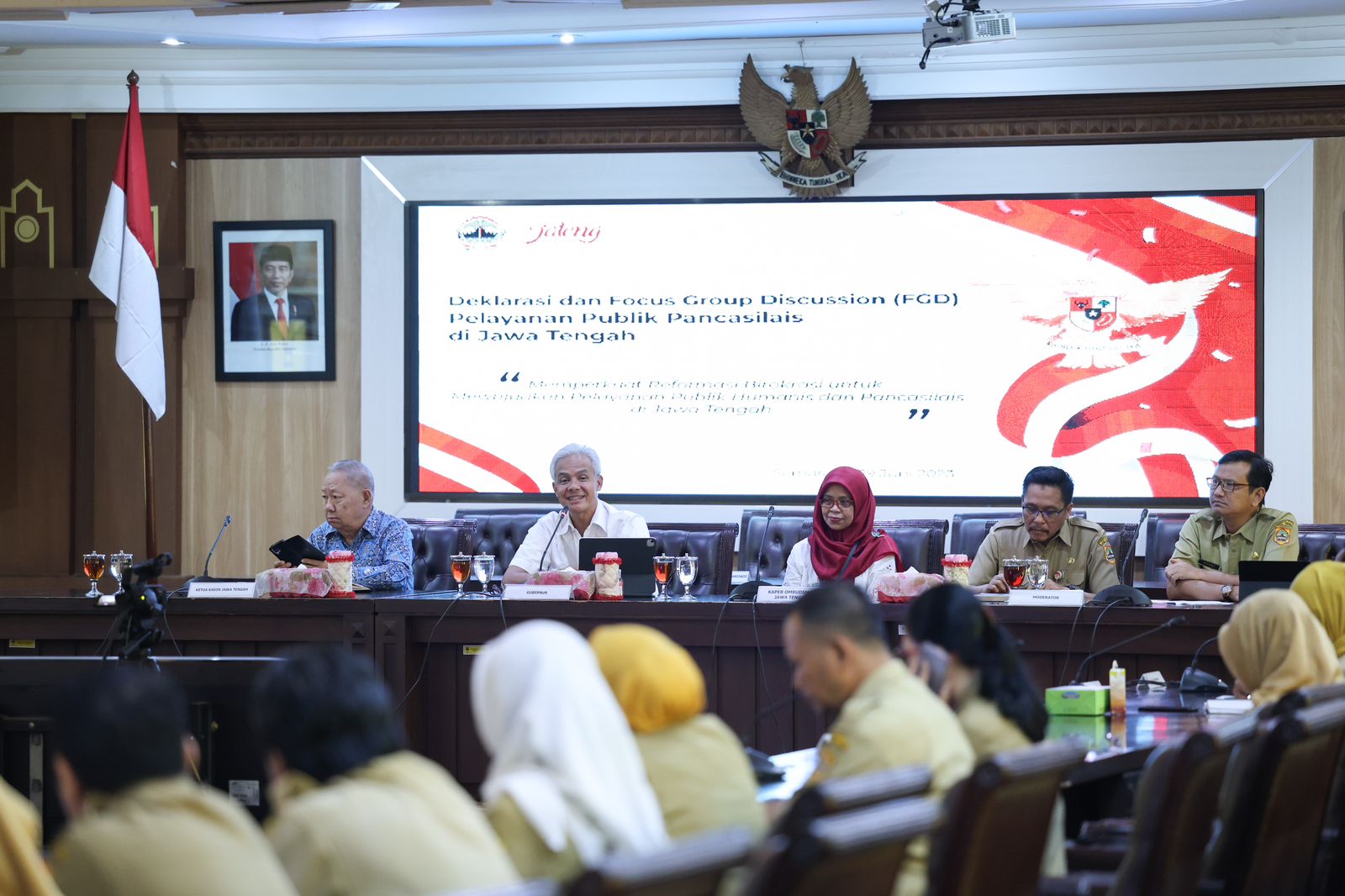 Gubernur Jateng Minta Implementasi Pancasila Diamalkan di Setiap Sektor Pelayanan Publik