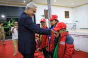 Lepas Kontingen PMR Jateng ke Jumbara Nasional IX, Ganjar Pesan Berbagi Pengalaman Hal yang Baik