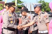 Upacara Kenaikan Pangkat, Kapolres Jepara Beri Penghargaan Kepada Personel Berprestasi